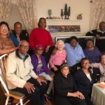 Sister Vilma joins the home-based group at the home of group leader Teresa Tobias.